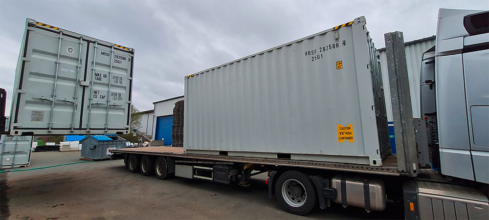 ClearFox containerized municipal wastewater treatment plant