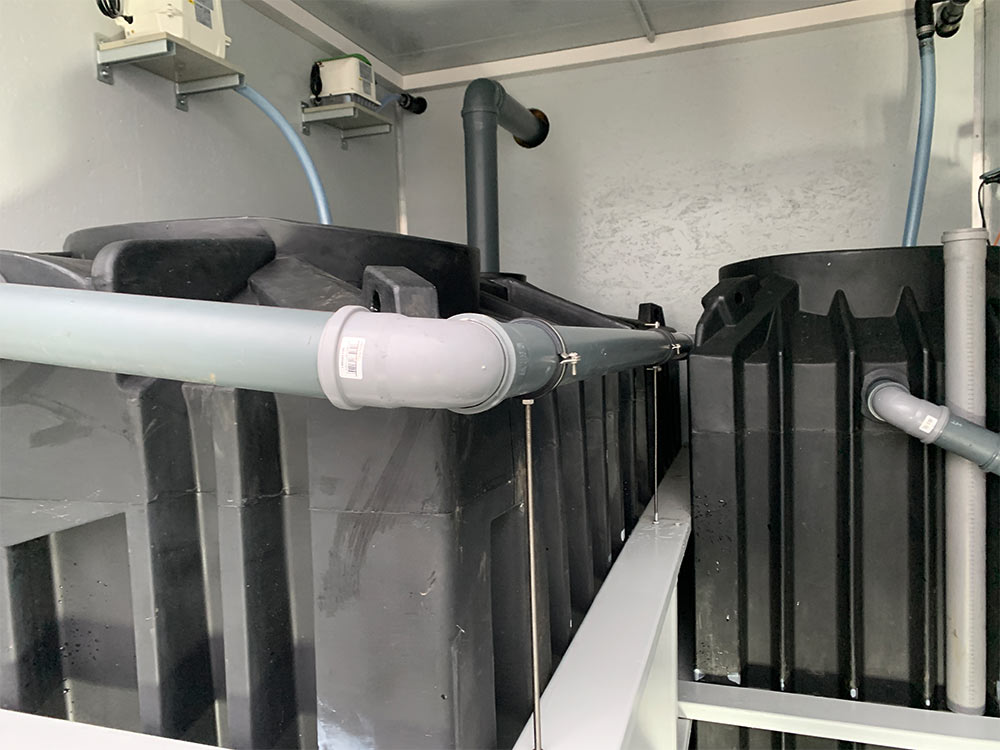 ClearFox sewage treatment plant inside