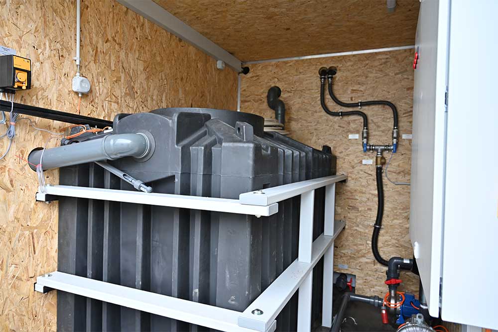 ClearFox buffer tank for mining wastewater
