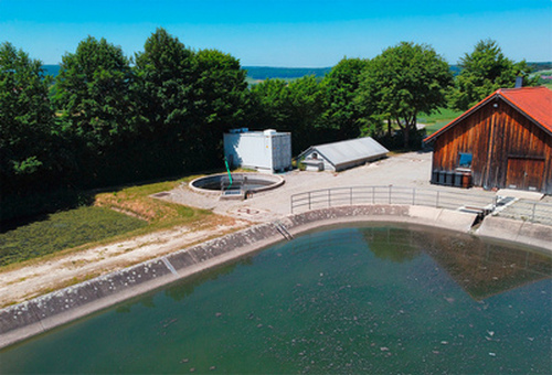 The modernization of a pond treatment plant