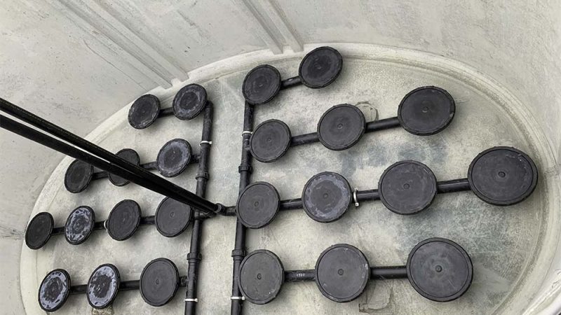 Biologische Abwasserbehandlung in einem Kloster