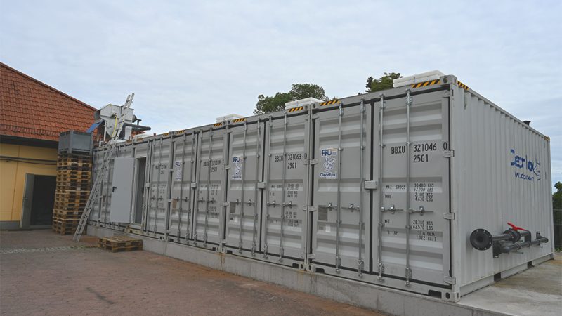ClearFox Containerkläranlage für ein Weingut
