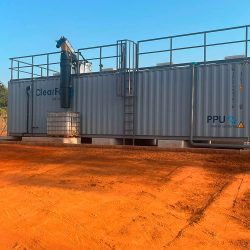 ClearFox containerized wastewater treatment for gold mining