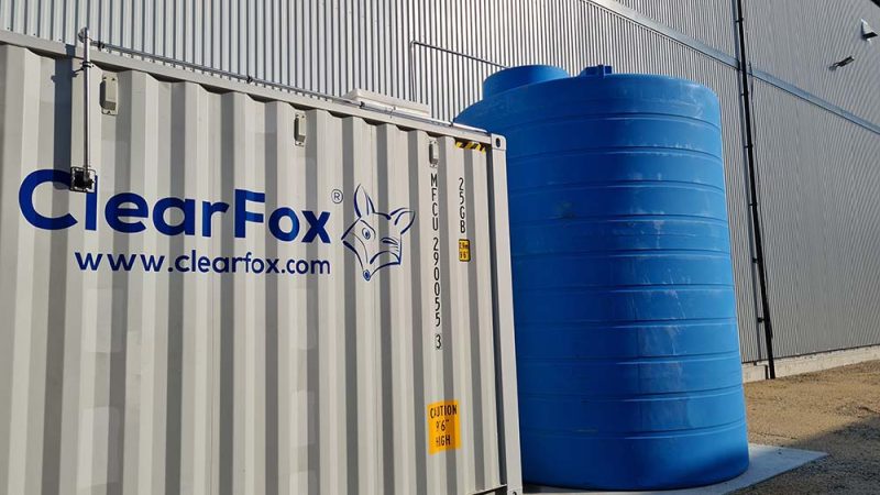 ClearFox Abwasserbehandlung bei der Holzverarbeitung