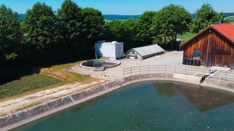 Clearfox modernization of a pond treatment plant